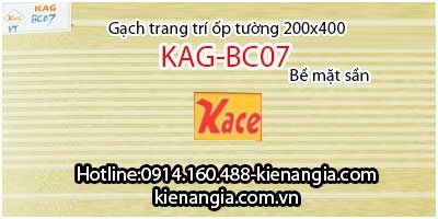 Gạch sần trang trí ốp tường 200x400 KAG-BC07