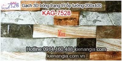 Gạch trang trí mẫu mới 2020 ốp tường 200x400 KAG-7528