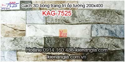 Gạch trang trí mẫu mới 2020 ốp tường 200x400 KAG-7525