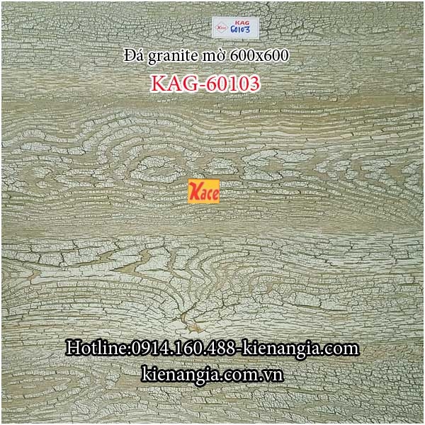 Đá granite vân gỗ mờ 600x600 KAG-60103