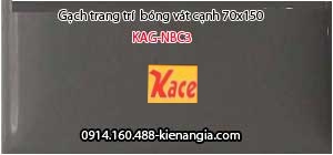 Gạch trang trí xám bóng vát cạnh 70x150 KAG-NBC3