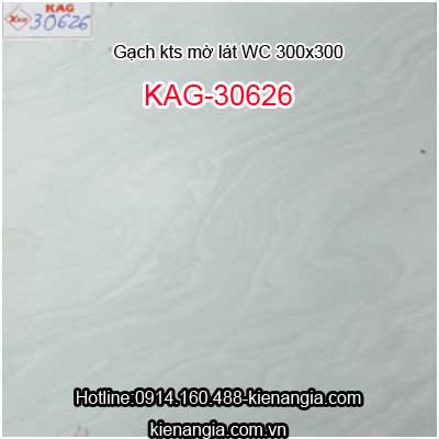 Gạch mờ không trơn lát WC 300X300 KAG-30626