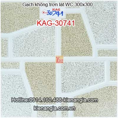 Gạch KTS không trơn lát WC 300x300 KAG-30741