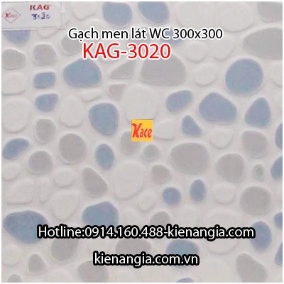 Gạch men lát WC sỏi 30x30 KAG-3020