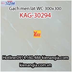 Gạch men lát WC không trơn trượt 30x30 KAG-30294