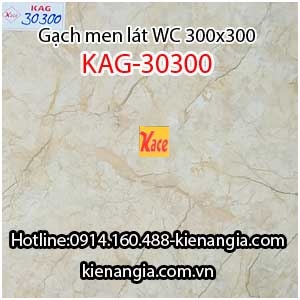 Gạch men lát WC không trơn trượt 30x30 KAG-30300