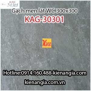 Gạch men lát WC không trơn trượt 30x30 KAG-30301