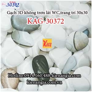 Gạch sỏi 3D mẫu mới 2017 phòng tắm KAG-30372