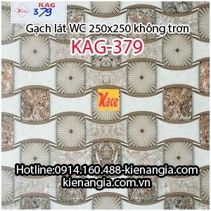 Gạch lát  nhà tắm wc rẻ mới 2017 25x25 KAG-379