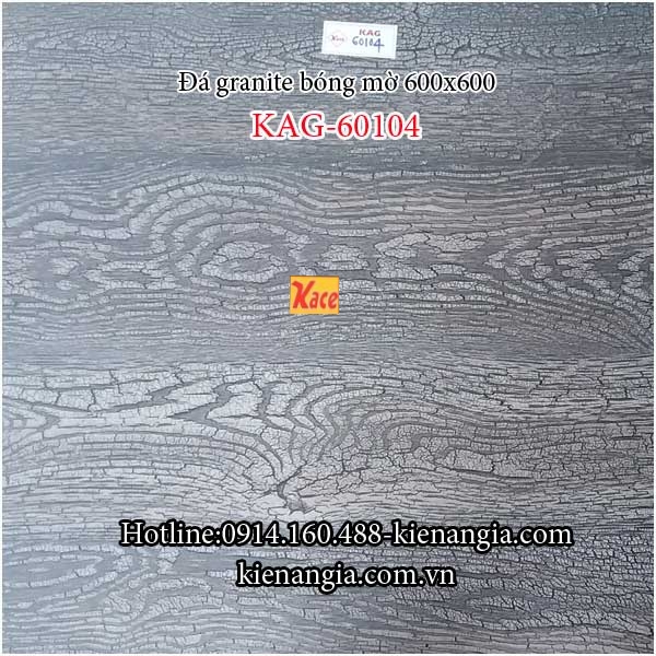 Đá granite vân gỗ mờ 600x600 KAG-60104