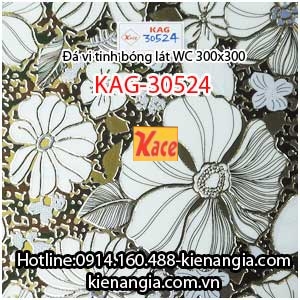 Đá vi tinh trang trí,lát phòng tắm 300x300 KAG-30524