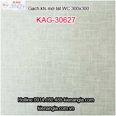 Gạch mờ không trơn lát WC 300X300 KAG-30627