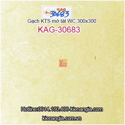 Gạch men mờ không trơn lát phòng tắm,WC 30X30 KAG-30683