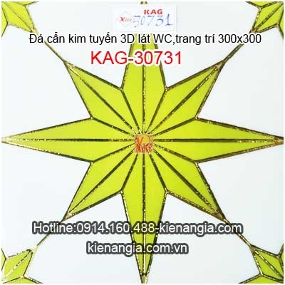 Đá kim tuyến trang trí,lát WC 30X30 KAG-30731