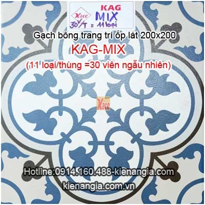 Gạch bông trang trí karaoke 20x20 KAG-MIX