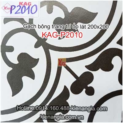 Gạch bông trang trí ốp lát phòng ngủ 20x20 KAG-P2010