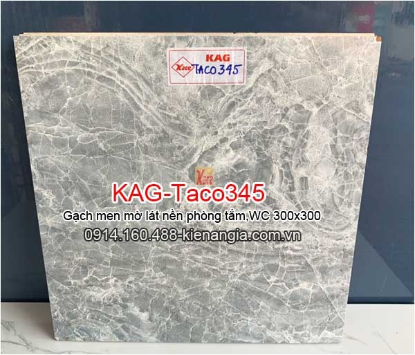 Gạch men mờ lát phòng tắm,WC 30x30 KAG-Taco345