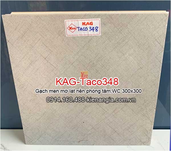 Gạch men mờ lát phòng tắm,WC 30x30 KAG-Taco348