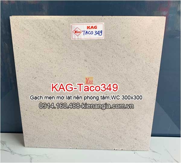 Gạch men mờ lát phòng tắm,WC 30x30 KAG-Taco349