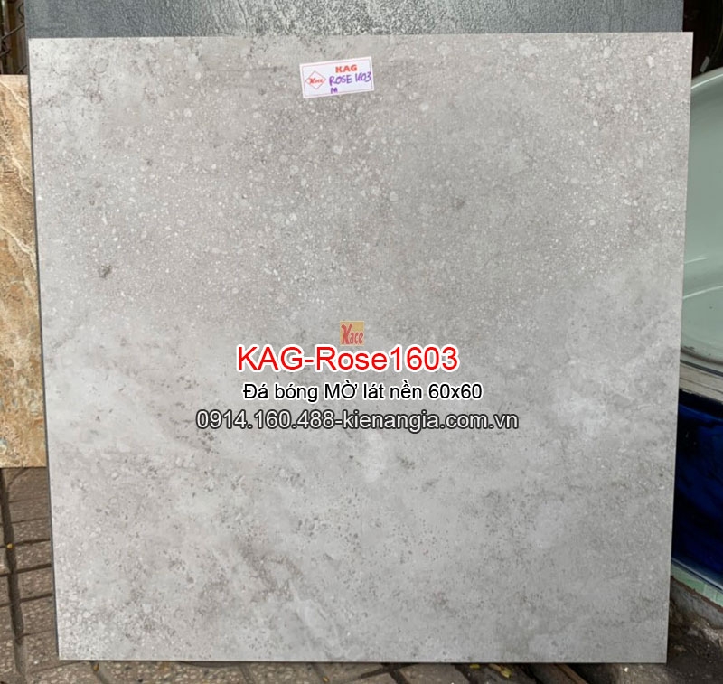 Đá bóng mờ  ốp lát 60x60 KAG-Rose1603