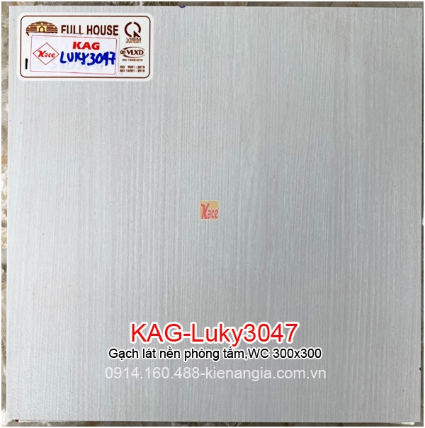 Gạch lát nền phòng tắm ,WC 30X30 KAG-LUKY3047