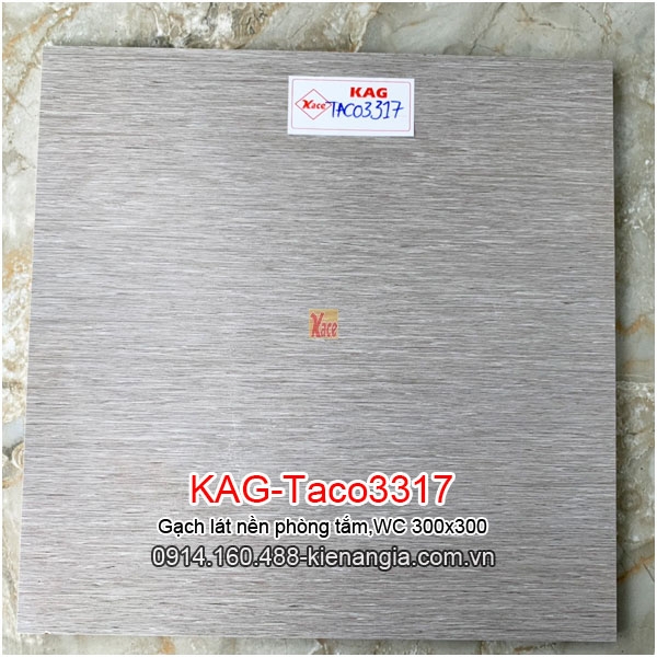 Gạch lát nền phòng tắm ,WC 30X30 KAG-TACO3317