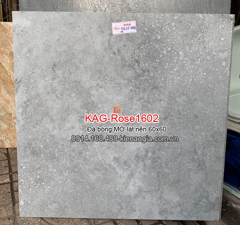 Đá bóng mờ  ốp lát 60x60 KAG-Rose1602