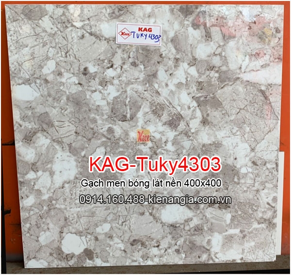 Gạch men bóng lát nền giá rẻ 40x40 KAG-Tuky4303