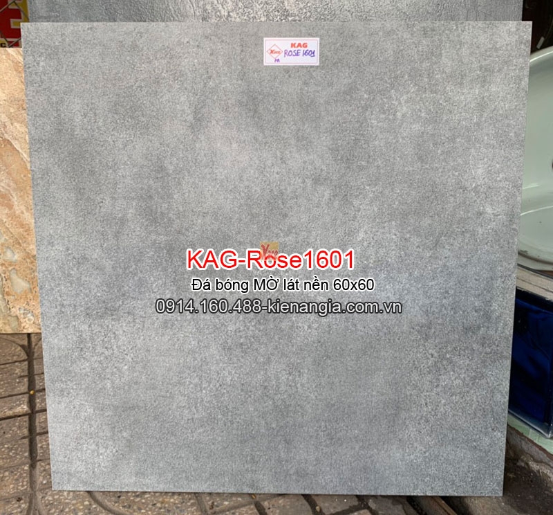 Đá bóng mờ  ốp lát 60x60 KAG-Rose1601