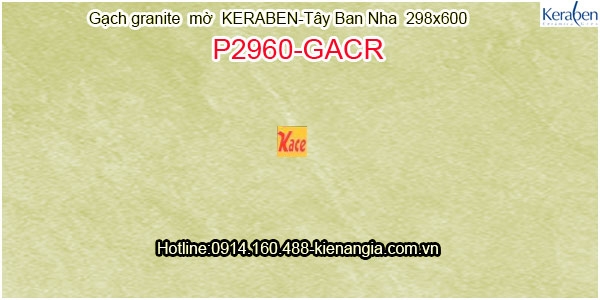 Gạch granite mờ Keraben Tây Ban Nha P2960-GACR