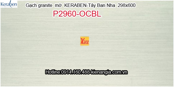 Gạch granite mờ Keraben Tây Ban Nha P2960-OCBL