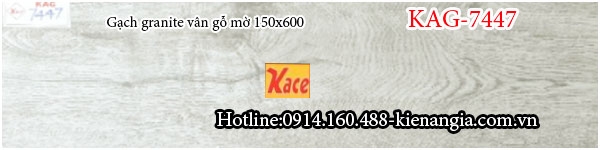 Đá granite vân gỗ mờ ốp lát 15x60 KAG-7447