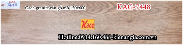 Đá granite vân gỗ mờ ốp lát 15x60 KAG-7448