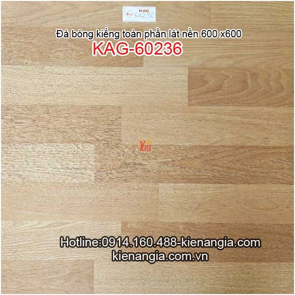 Đá vân gỗ bóng lát nền 60x60 KAG-60236