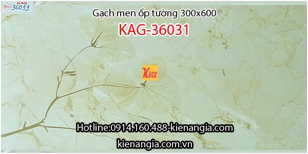 Gạch màu kem họa tiết ốp tường 30x60 36031