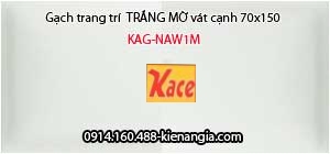 Gạch trắng mờ vát cạnh trang trí 70x150 KAG-NAW1M