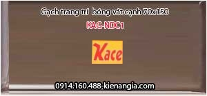 Gạch trang trí socola bóng vát cạnh 70x150 KAG-NDC1