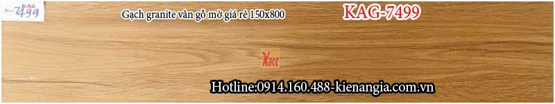 Đá granite vân gỗ mờ 150x800 KAG-7499