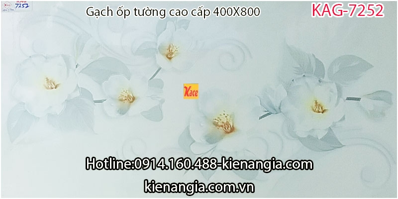 Gạch ốp tường cao cấp trang trí 400x800 KAG-7252