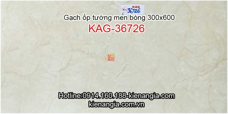 Gạch ốp tường men bóng 30x60 KAG-36726