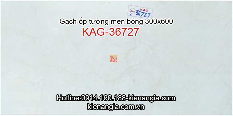 Gạch ốp tường men bóng 30x60 KAG-36727