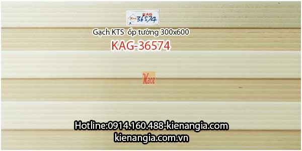 Gạch men bóng ốp tường phòng khách 30x60 KAG-36574