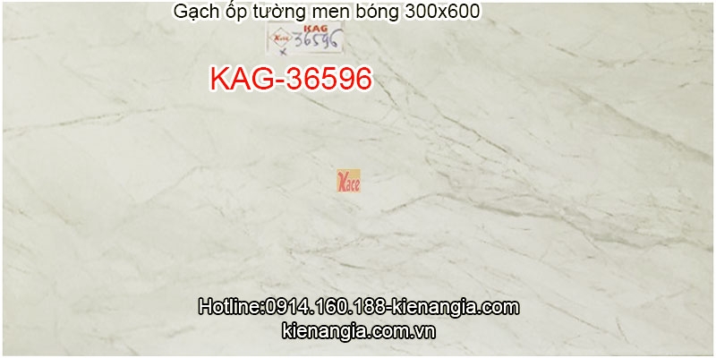 Gạch ốp tường phòng khách men bóng 30x60 KAG-36596