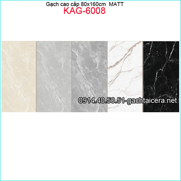 Gạch cao cấp 80x160 cm Matt  KAG-6008