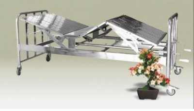 Giường bệnh nhân Inox có tay quay GC - 01/12