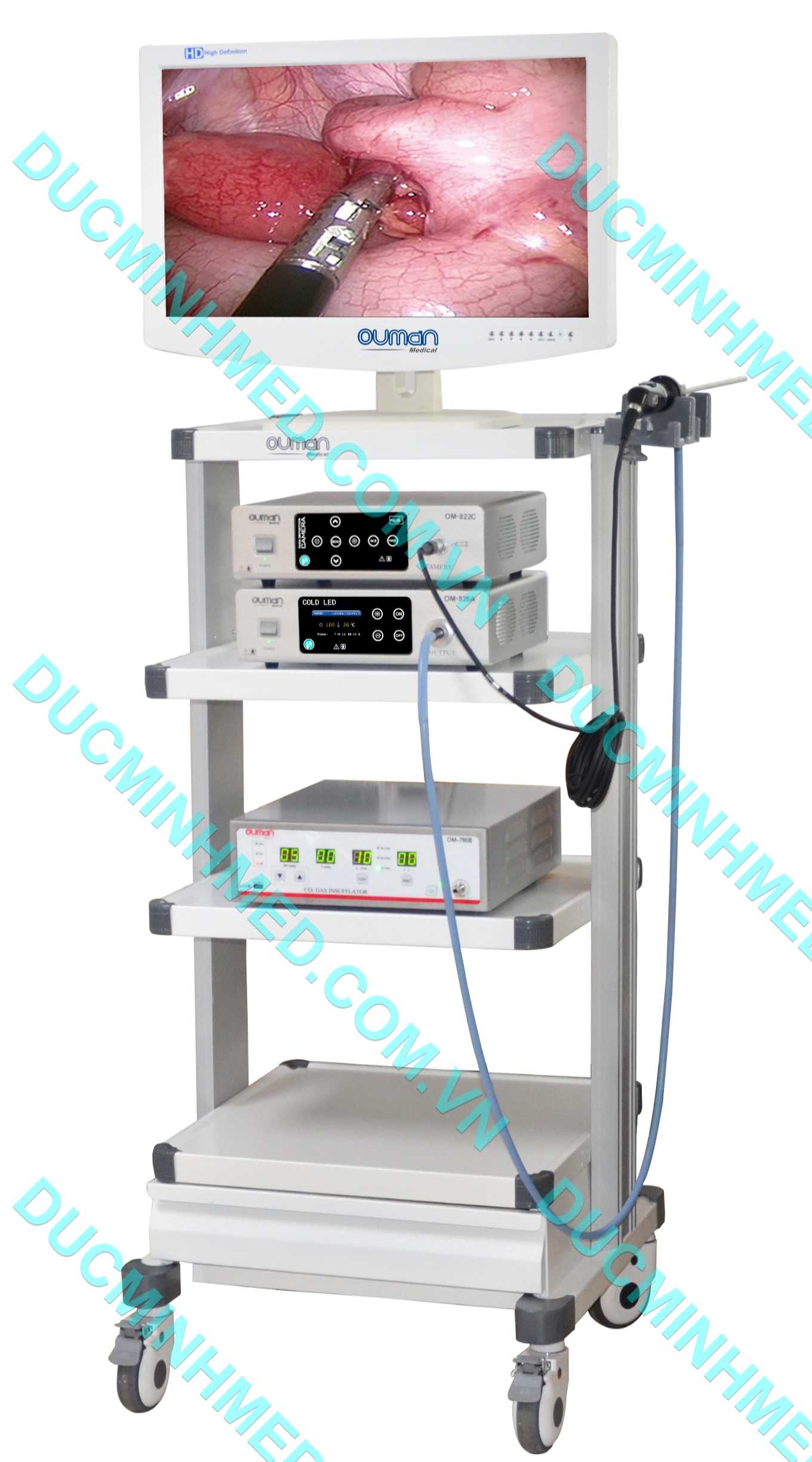 MÁY NỘI SOI TAI MŨI HỌNG OUMAN (MODEL: OM-822C)