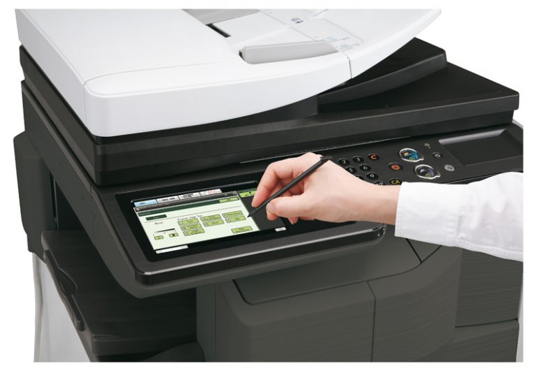 Cách khởi động và nạp giấy cho máy photocopy Sharp