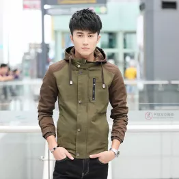 Áo khoác nam kaki cổ