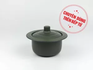Nồi sứ dưỡng sinh vành tròn 1,0L - Nồi từ