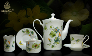 Bộ Trà 1.25L - Tulip Ngà - Duyên Quê
